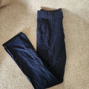 Blue khaki style uniform pants